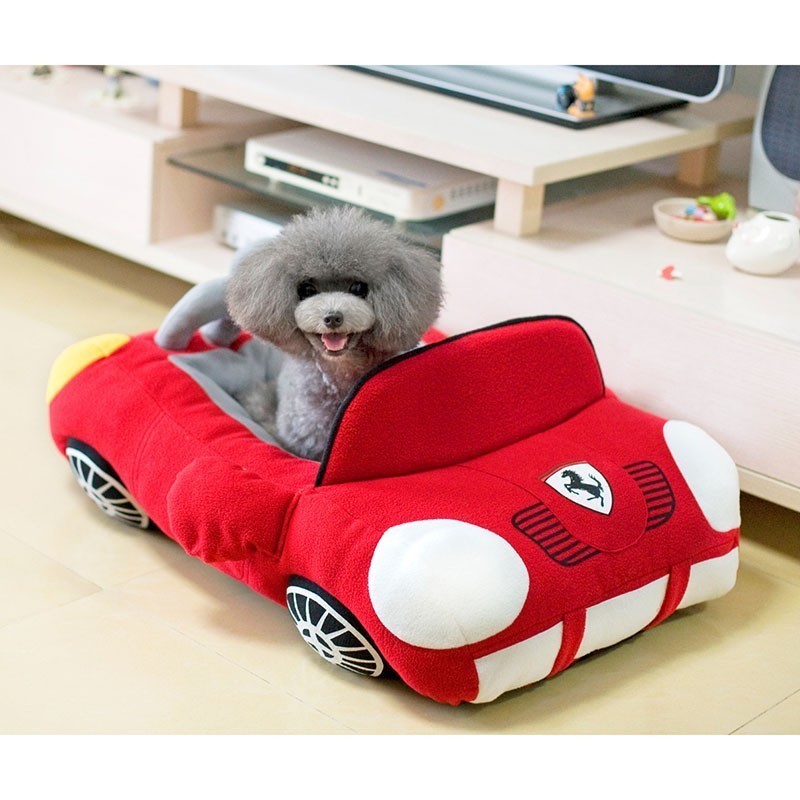 Car compartment seat pet toy