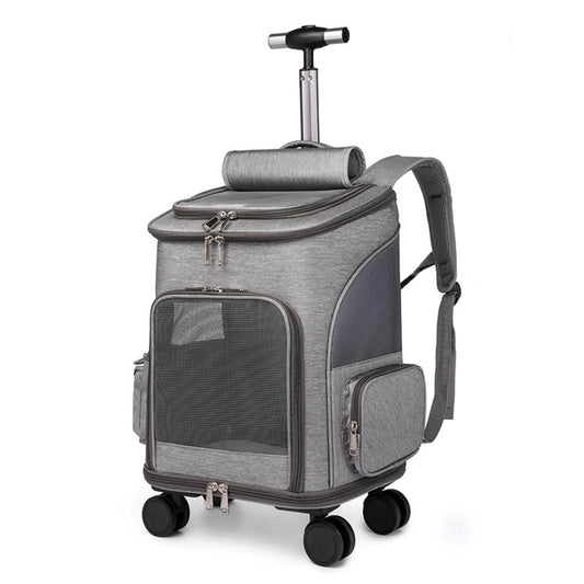 Portable traveling backpack pet carrier