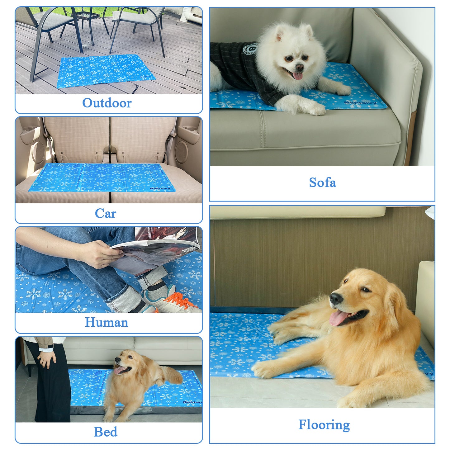 Dog Cooling Mats for Dogs And Cats 50x40cm