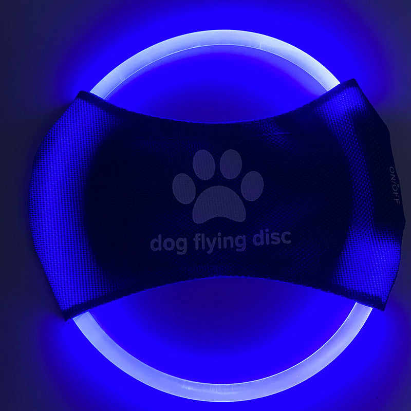 Pet flying Light Glowing LED rechargeable frisbee