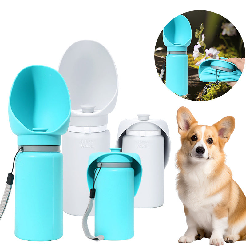 Folding pet outdoor walking travel mug