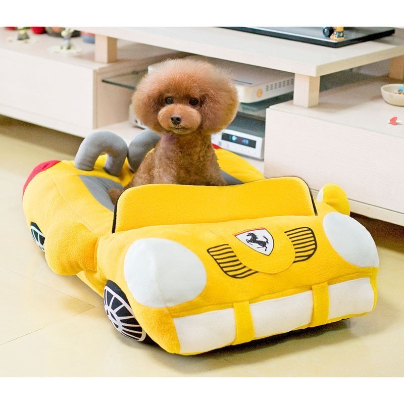 Car compartment seat pet toy