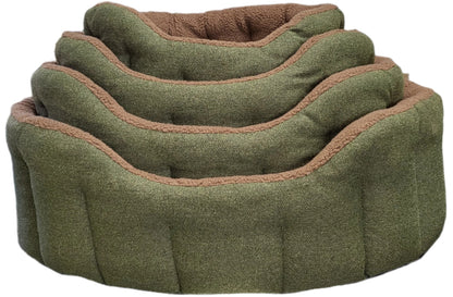 Premium Orkney Tweed Fleece Lined Bolster Beds