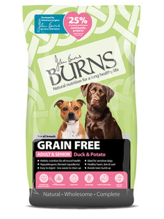 Burns Grain Free Duck & Potato Adult Dry Dog Food