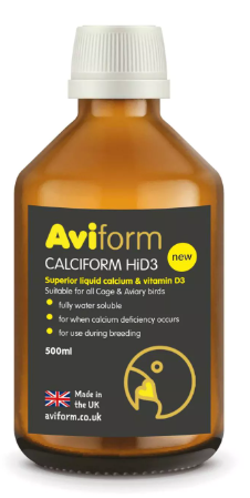 Calciform HiD3 Liquid Calcium for Cage & Aviary Birds