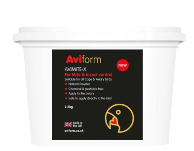 AVIMITE-X Red Mite Powder for Cage & Aviary Birds