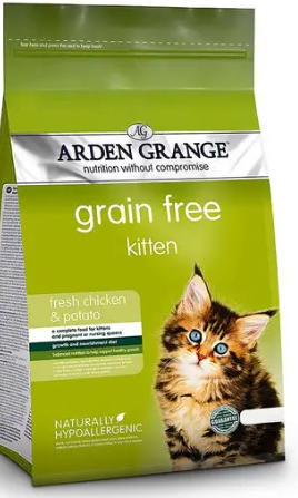 Arden Grange Grain Free Kitten Dry Cat Food with Fresh Chicken & Potato