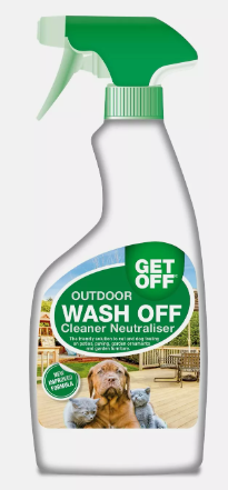 Get Off Wash and Get Off Odour Neutralising Cat and Dog Home and Garden Spray 500ml