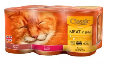 Butchers Classic Cat Meat in jelly 6x400g