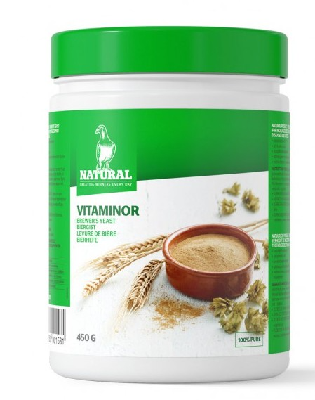 Natural Vitaminor Brewers Yeast For Racing Pigeons 450g