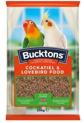 Bucktons Cockatiel & Lovebird 20kg