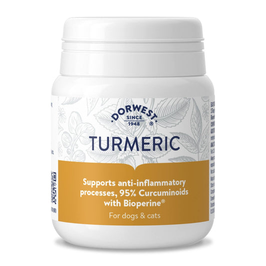 Dorwest Turmeric Tablets for Dogs & Cats – High-Strength Joint & Anti-Inflammatory Support