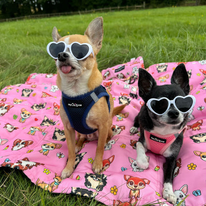 Tiny Trails Step In Air Mesh Puppy and Small Dog Harness Navy