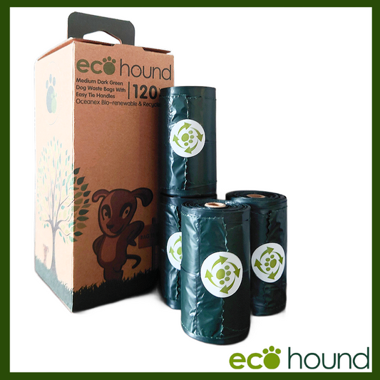 Ecohound Oceanex 120 Medium Vest Dog Waste Bag Rolls With Tie Handles
