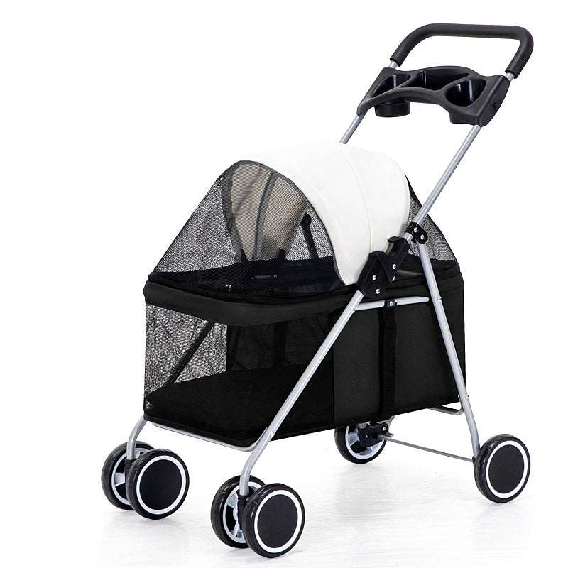 Pet stroller lightweight folding pram