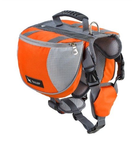 Dog travelling harness with backpack