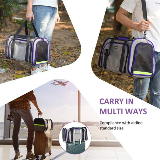 Airline Approved Pet Cat or Dog Travel Carrier