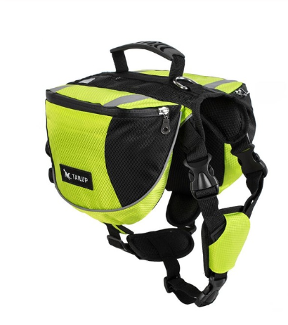 Dog travelling harness with backpack