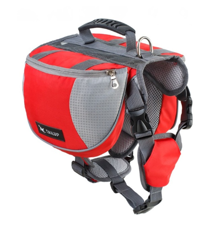 Dog travelling harness with backpack