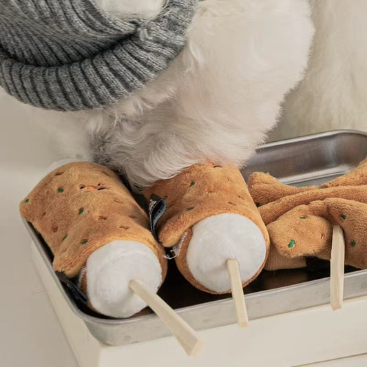 Dog cake toy